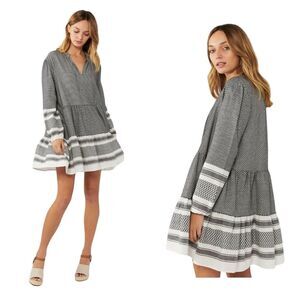 Life by EVERLY COLLECTIVE Memories Flounced Tunic Dress, Size M